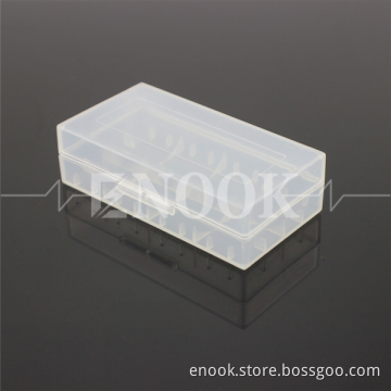 Wholesale plastic portable E-cig 18650 Battery Case